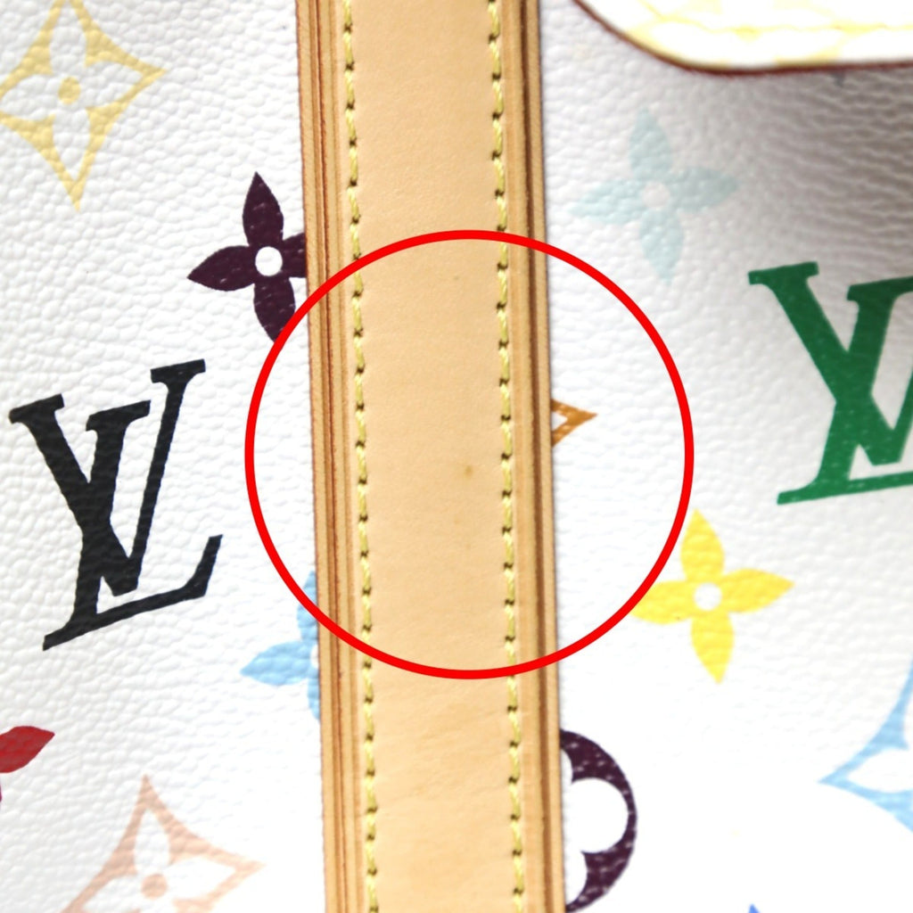 Louis Vuitton Blanc Multi-Color Monogram Multicolore Handbag