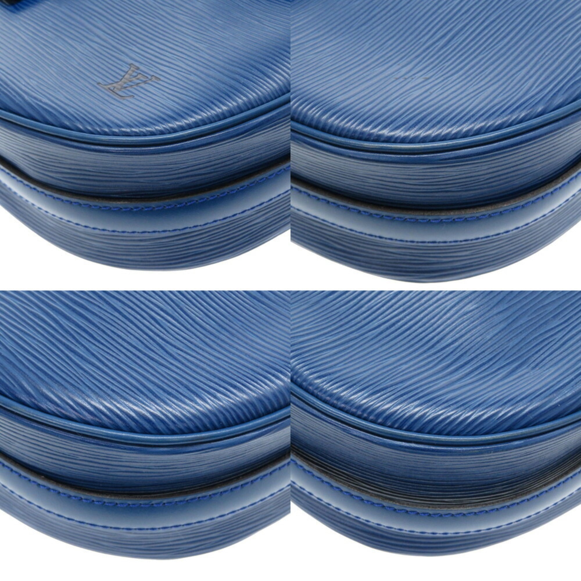 Louis Vuitton Epi Genefille Blue M52155 Shoulder Bag Louis Vuitton 0146 LOUIS VUITTON