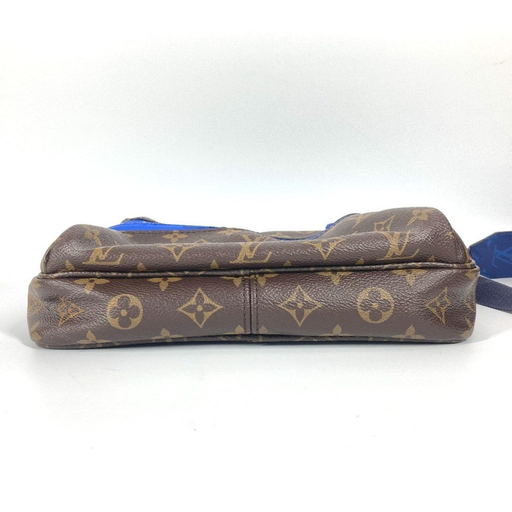 Louis Vuitton Monogram Blue Brown Monogram Shoulder Bag