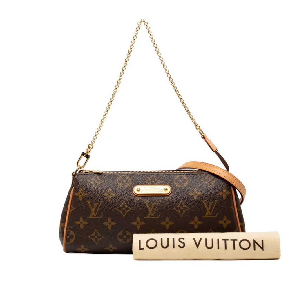 Louis Vuitton Brown Pvc Leather Handbag Shoulder Bag