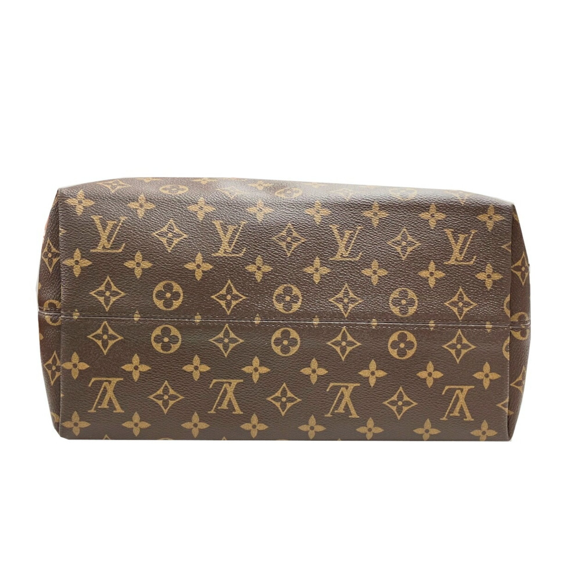 Louis Vuitton Brown Monogram Handbag Tote Bag