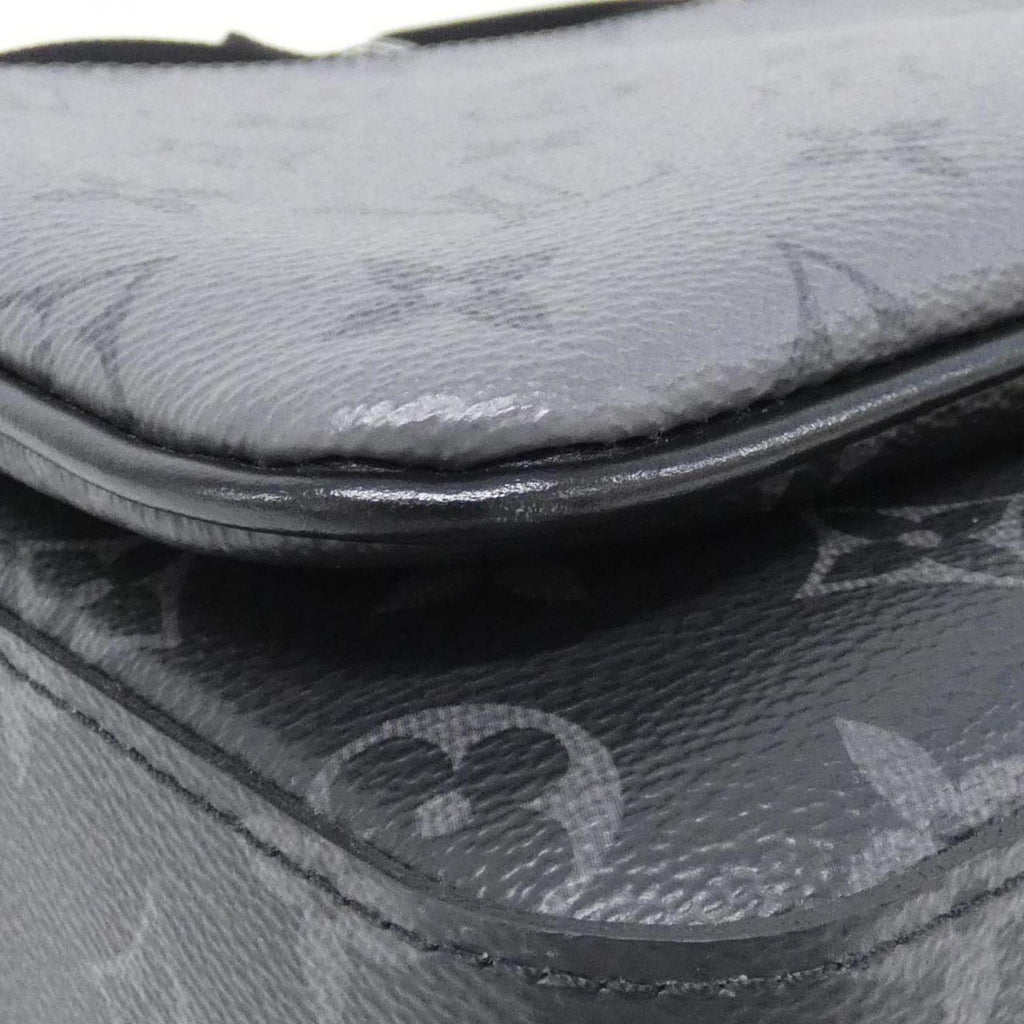 Louis Vuitton Black Gris Coated Canvas Shoulder Bag