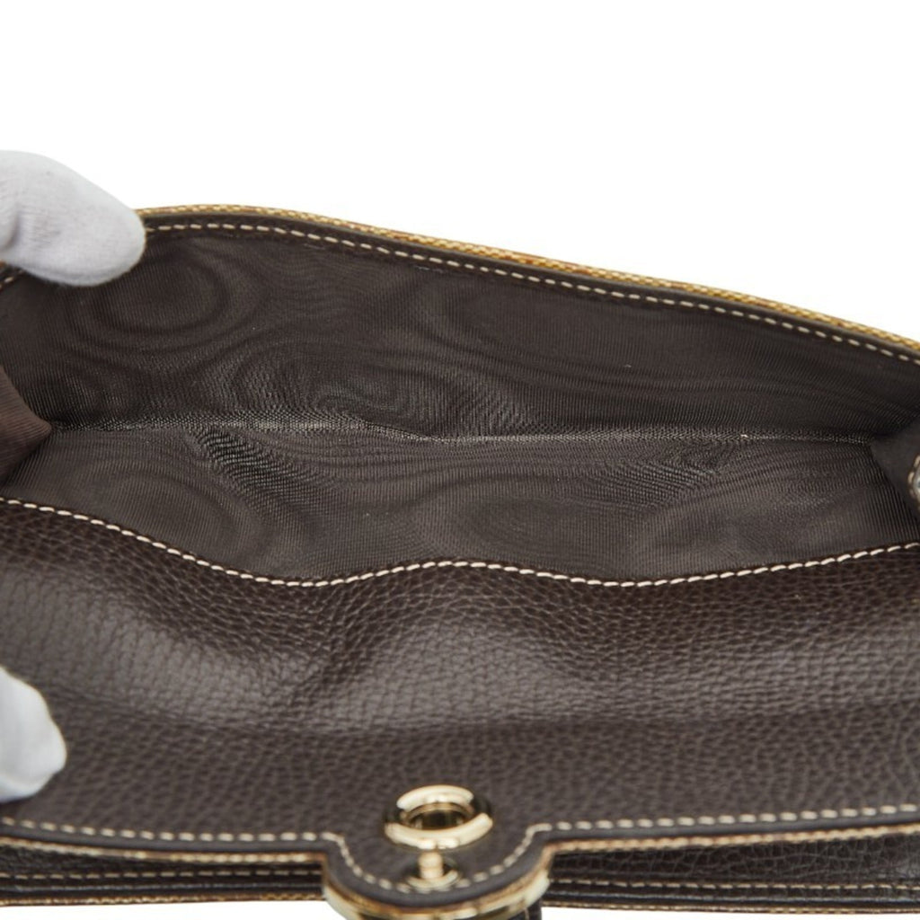 Gucci Beige Pvc Leather Coin Purse/Coin Case (Pre-Owned)