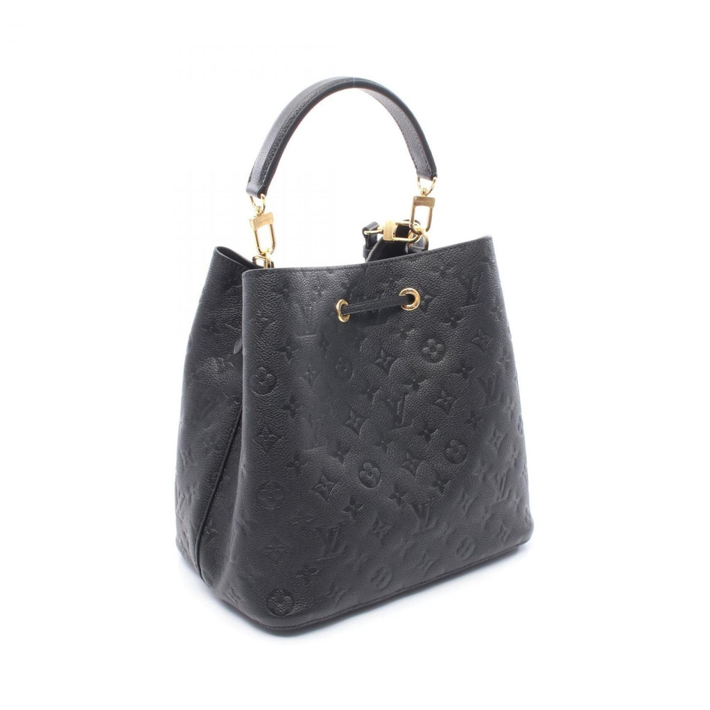 Louis Vuitton Black Monogram Empreinte Leather Handbag