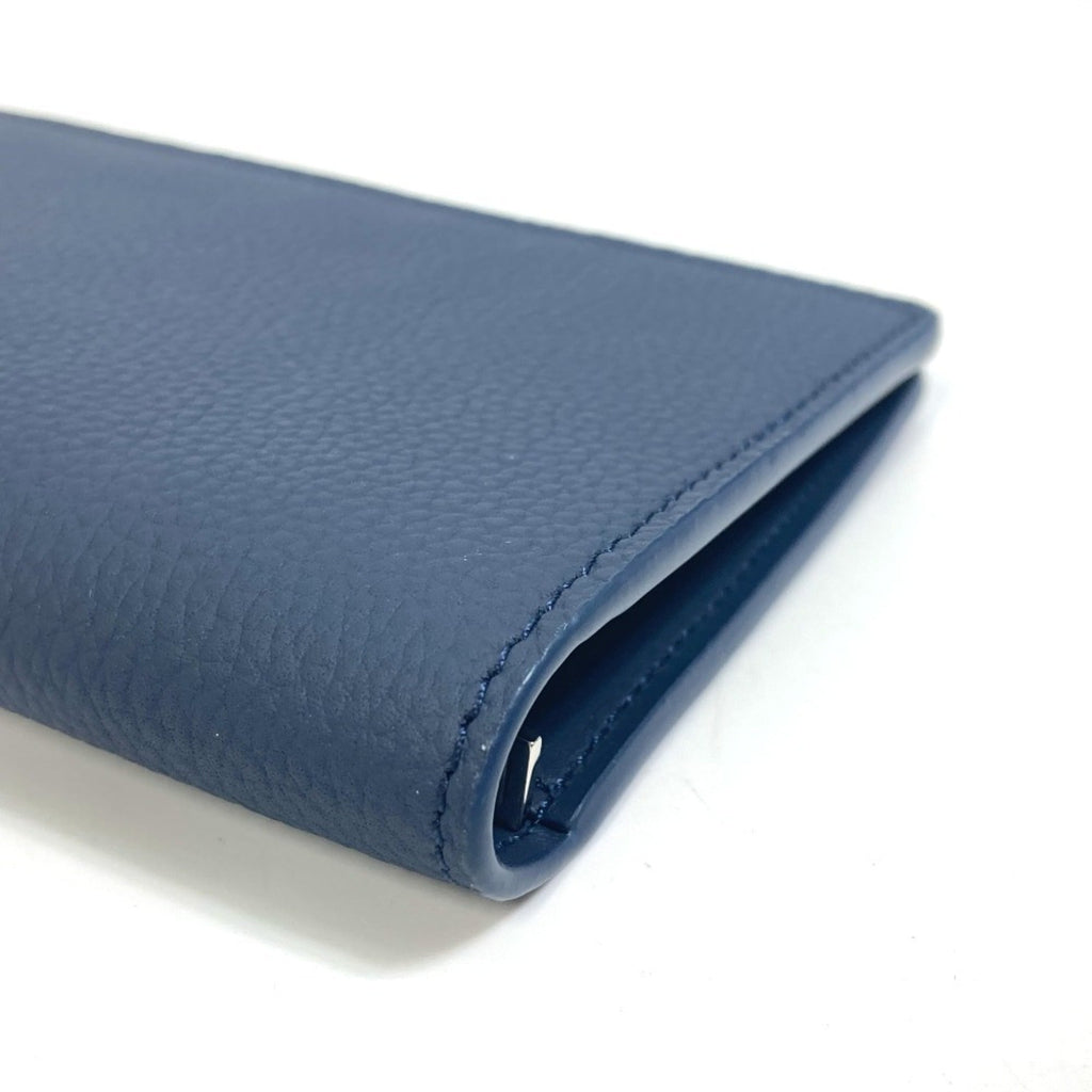 Louis Vuitton Navy Leather Long Wallet