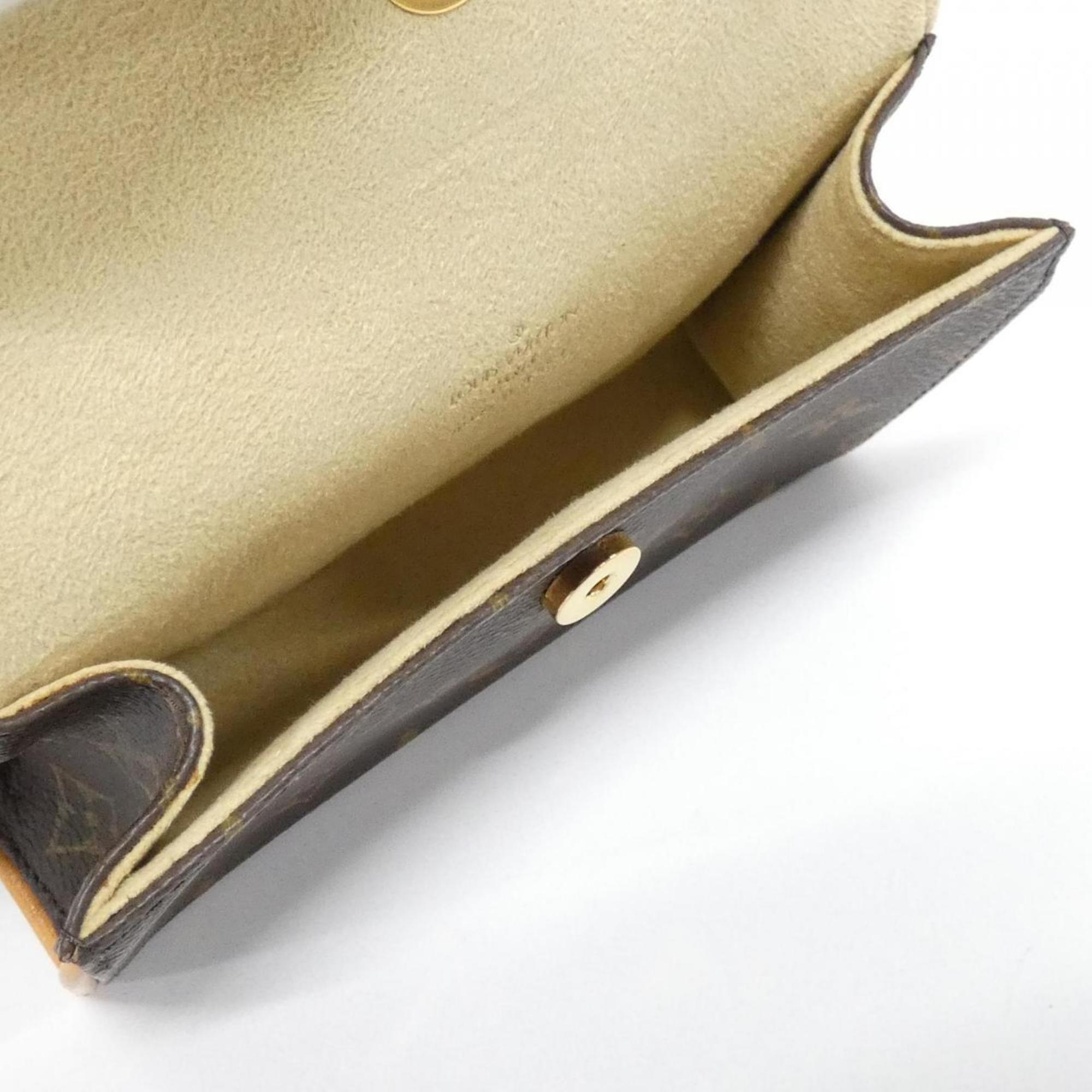 Louis Vuitton Monogram Marron Coated Canvas Fanny Pack Pochette