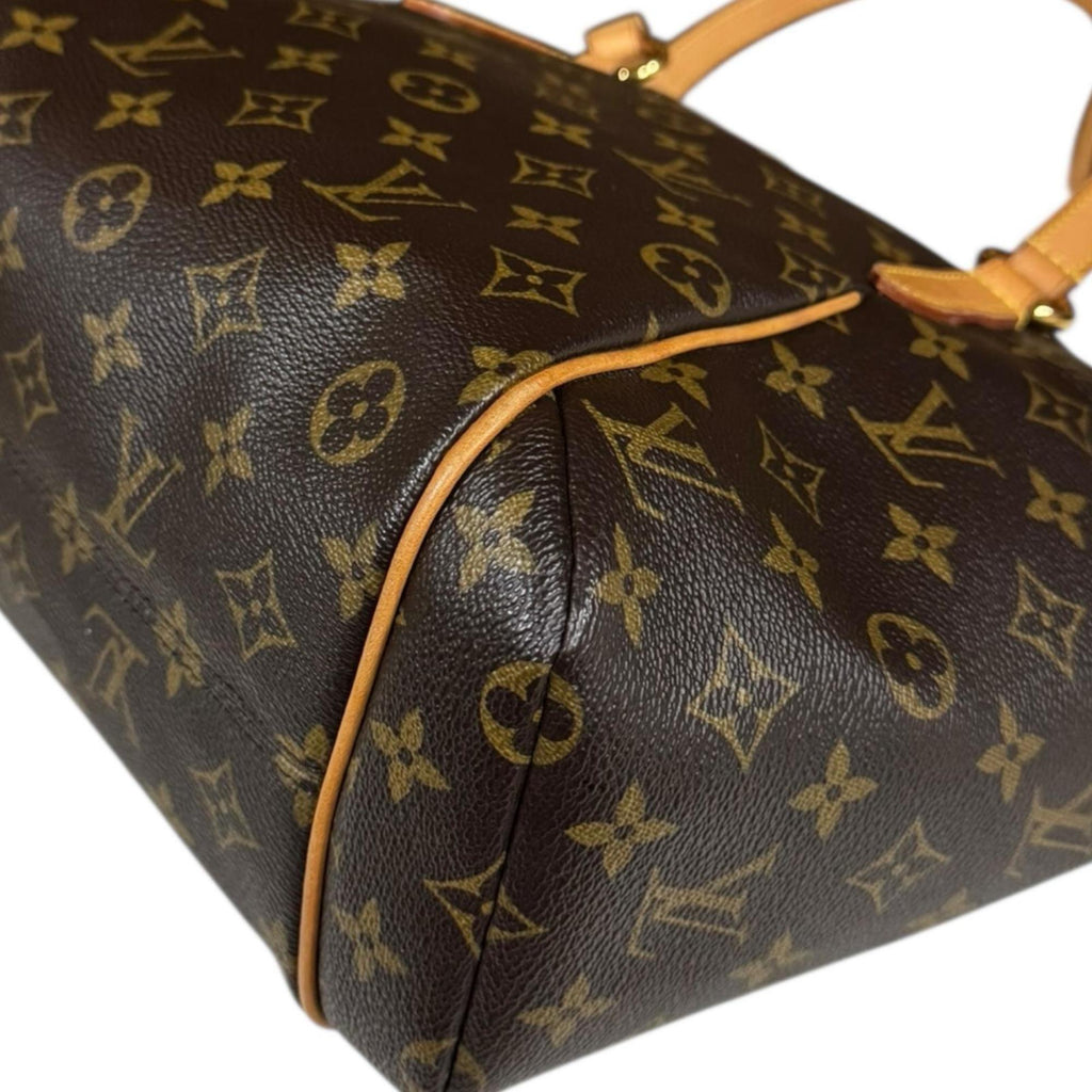Louis Vuitton Brown Monogram Canvas Tote Bag