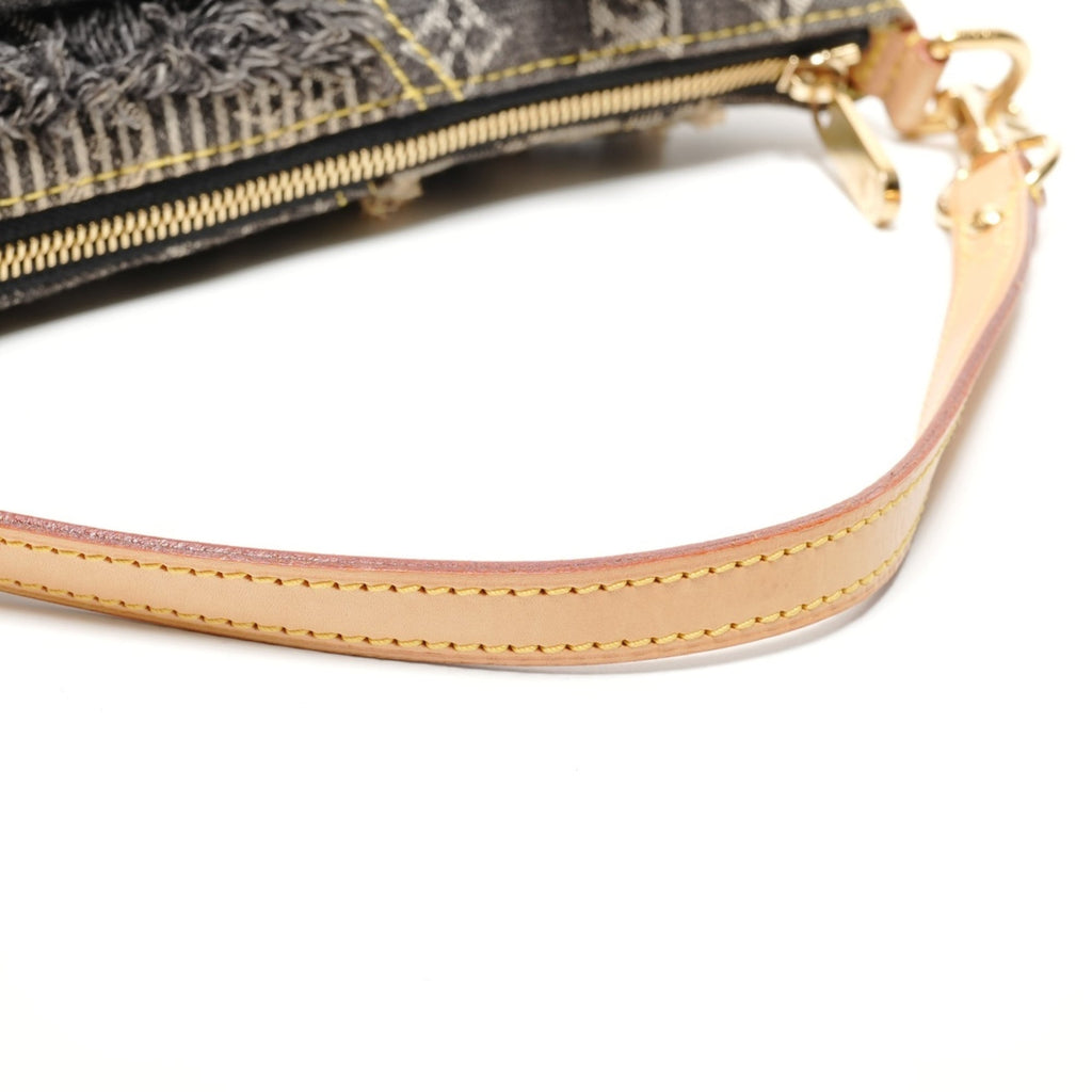 Louis Vuitton Gray Monogram Denim Shoulder Bag