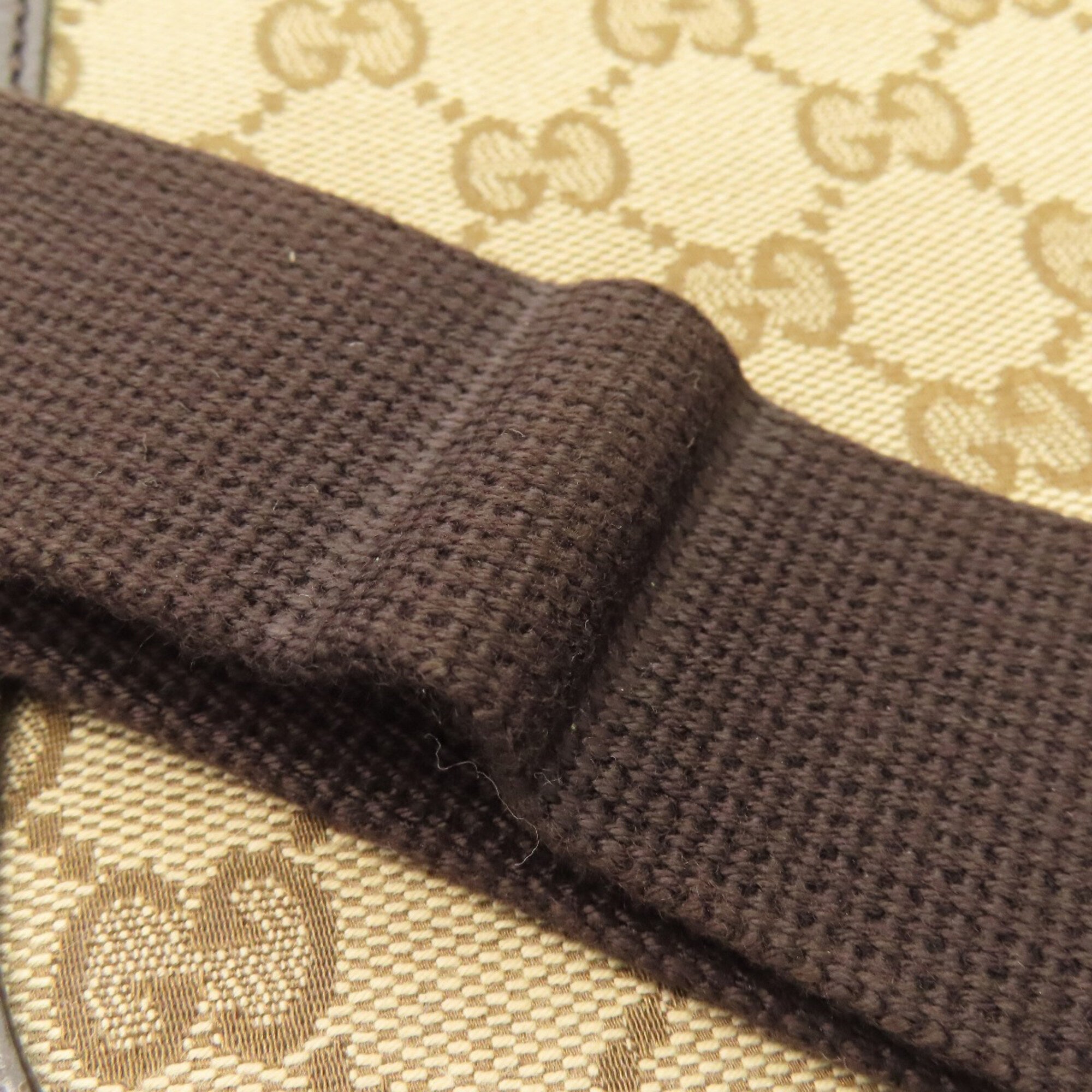 Gucci Brown Canvas Shoulder Bag (Pre-Owned)