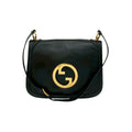Gucci Black Leather Pochette Shoulder Bag (Pre-Owned)