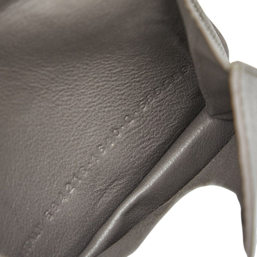 Balenciaga Gray Leather Wallet (Bi-Fold)
