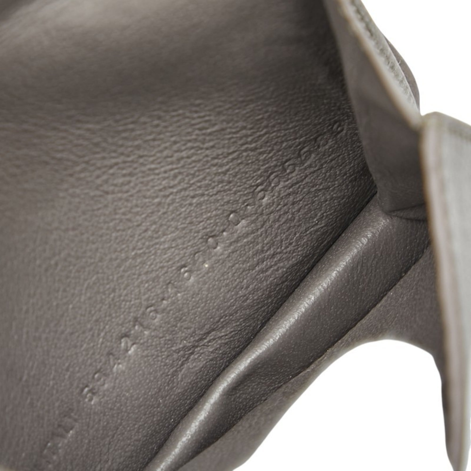 Balenciaga Gray Leather Wallet (Bi-Fold)