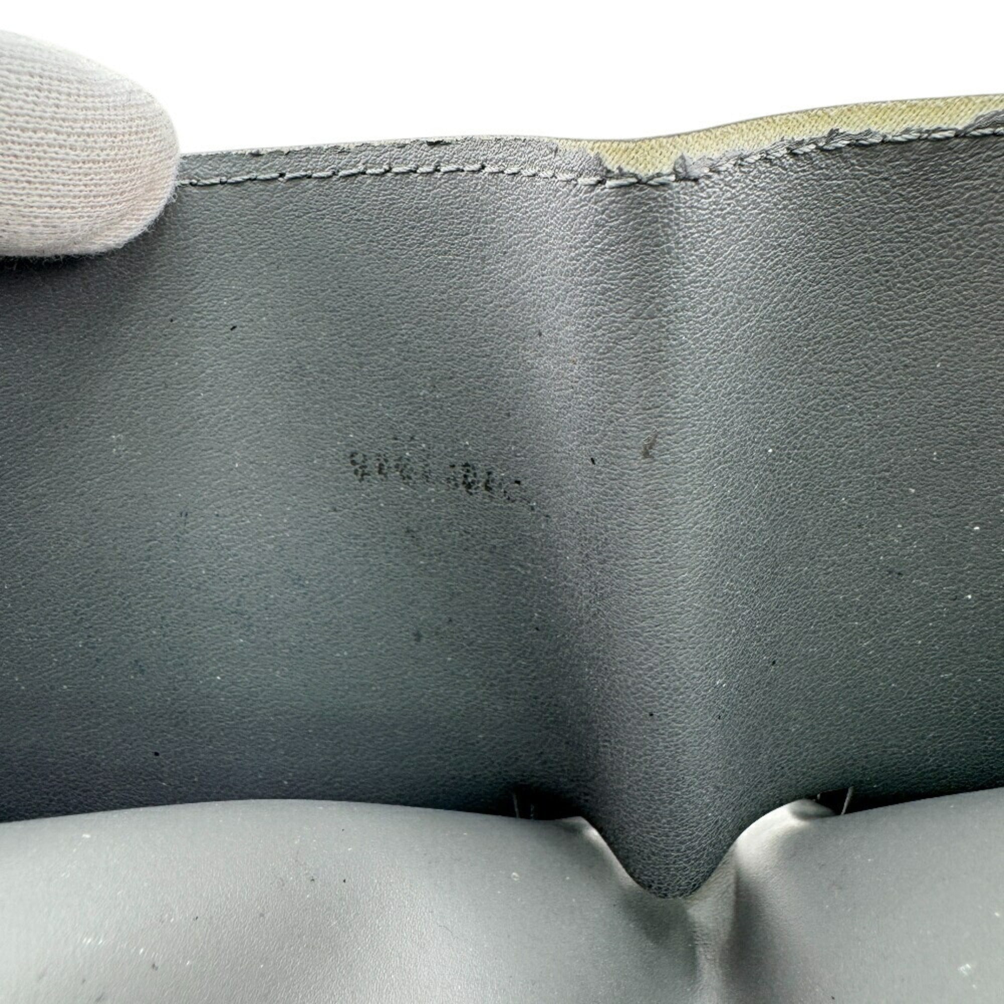 Louis Vuitton Dark Gray Gray Leather Wallet