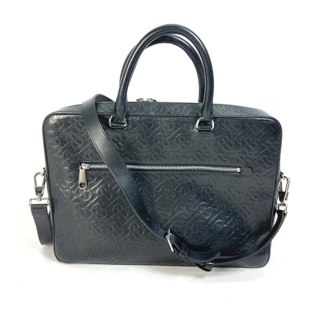 Burberry Black Leather Handbag Shoulder Bag