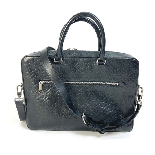 Burberry Black Leather Handbag Shoulder Bag