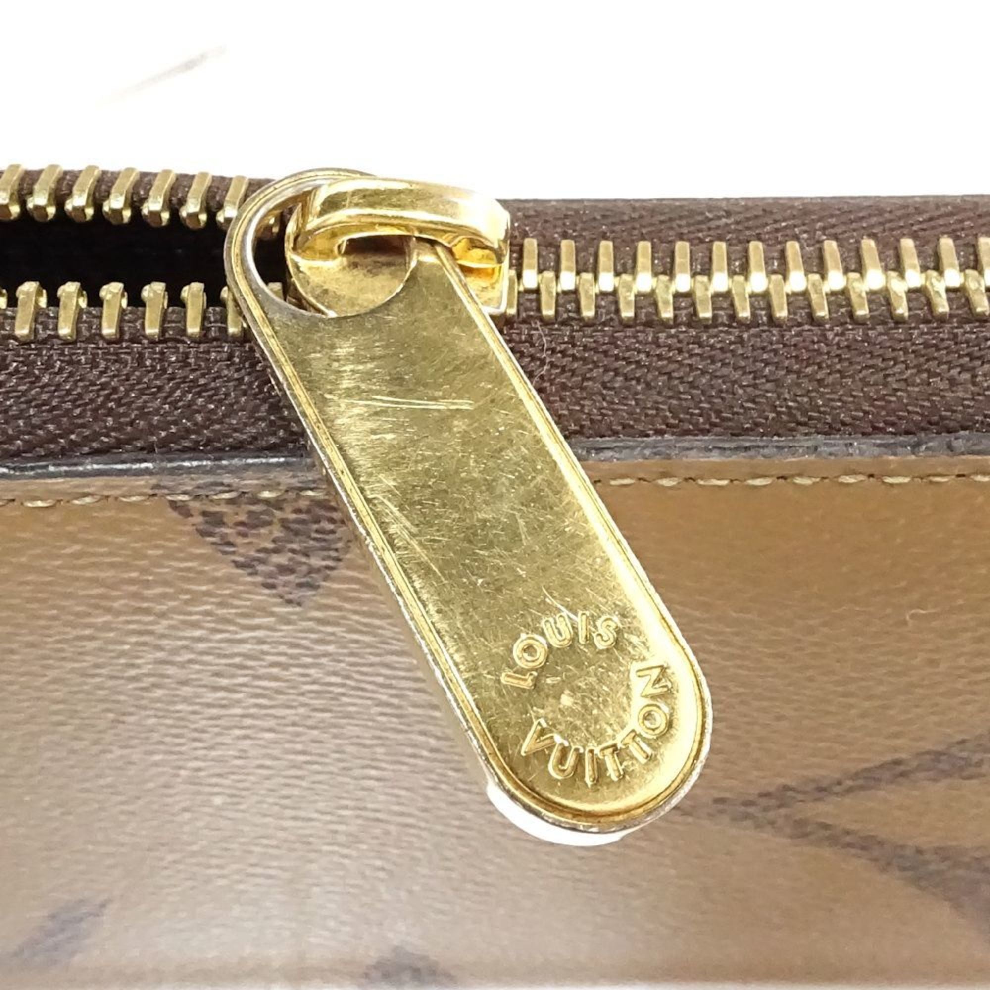 Louis Vuitton Brown Canvas Long Wallet