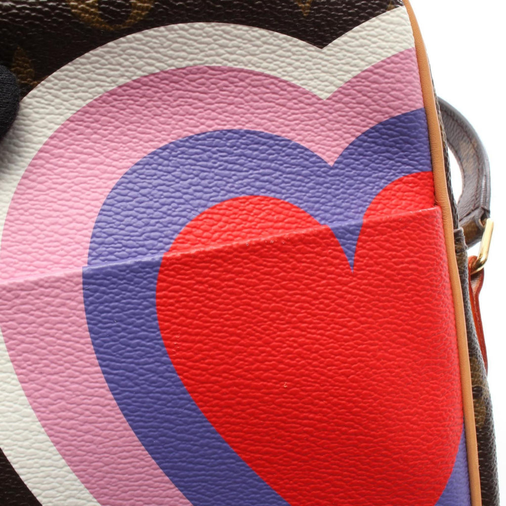 Louis Vuitton Brown Multi-Color Coated Canvas Leather Shoulder Bag