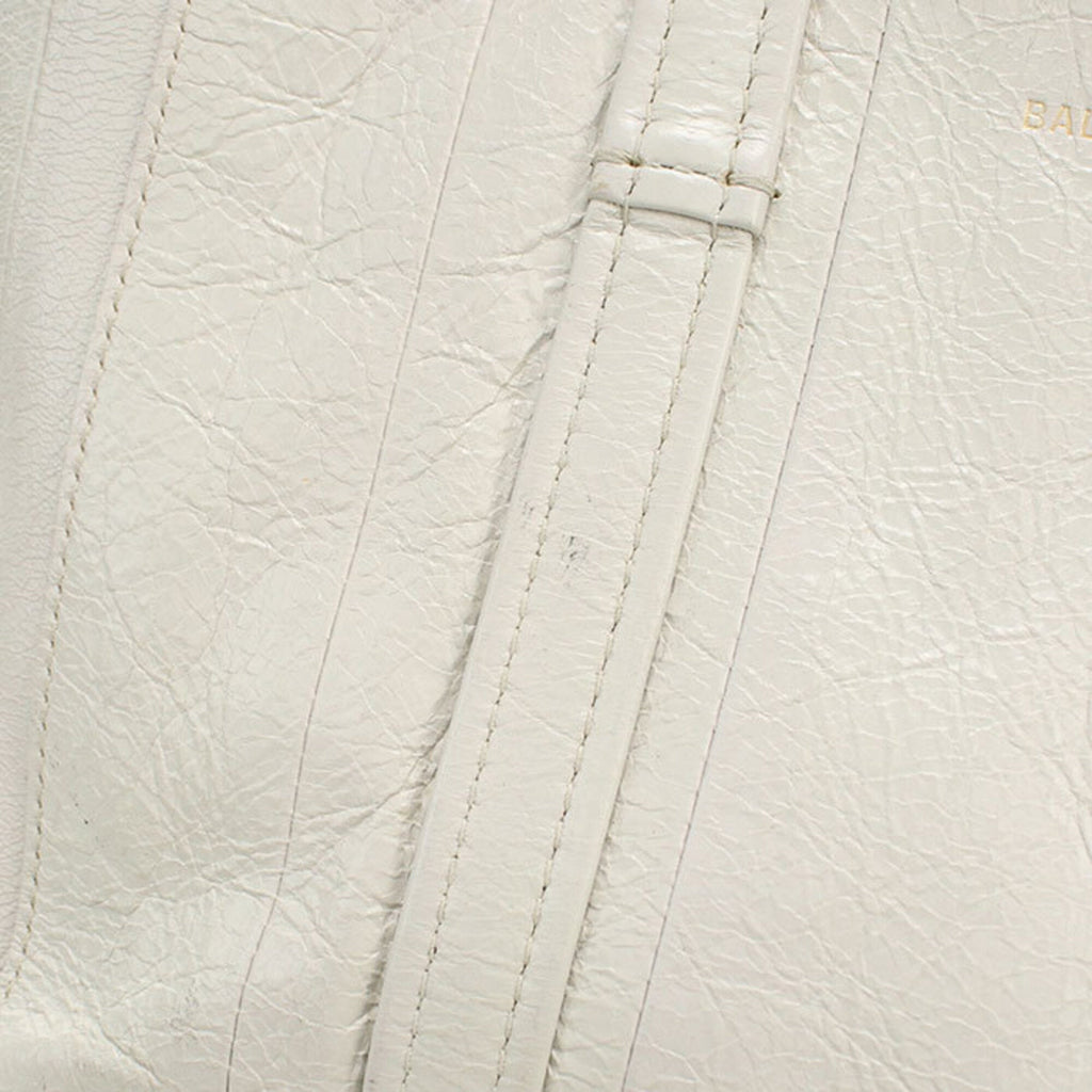 Balenciaga White Leather Tote