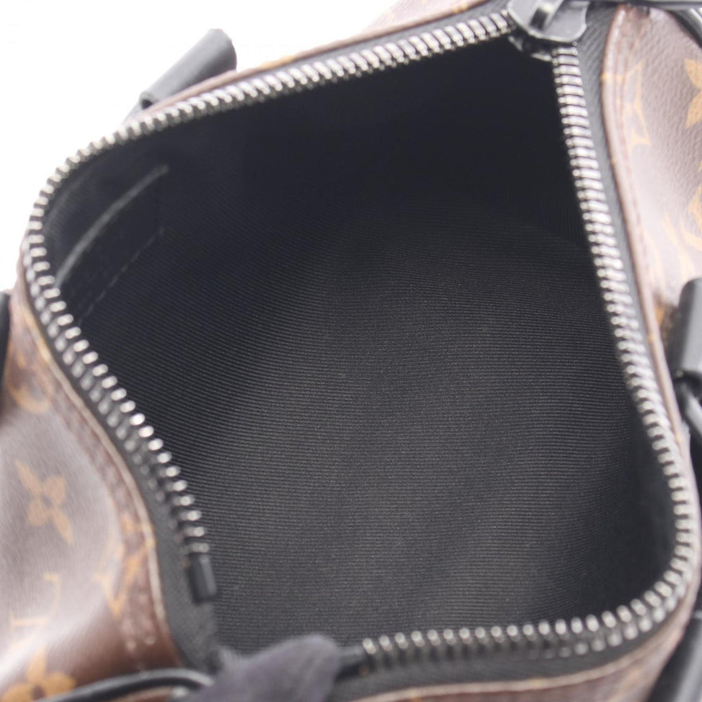 Louis Vuitton Black Brown Multi-Color Coated Canvas Leather Rubber Tote Bag