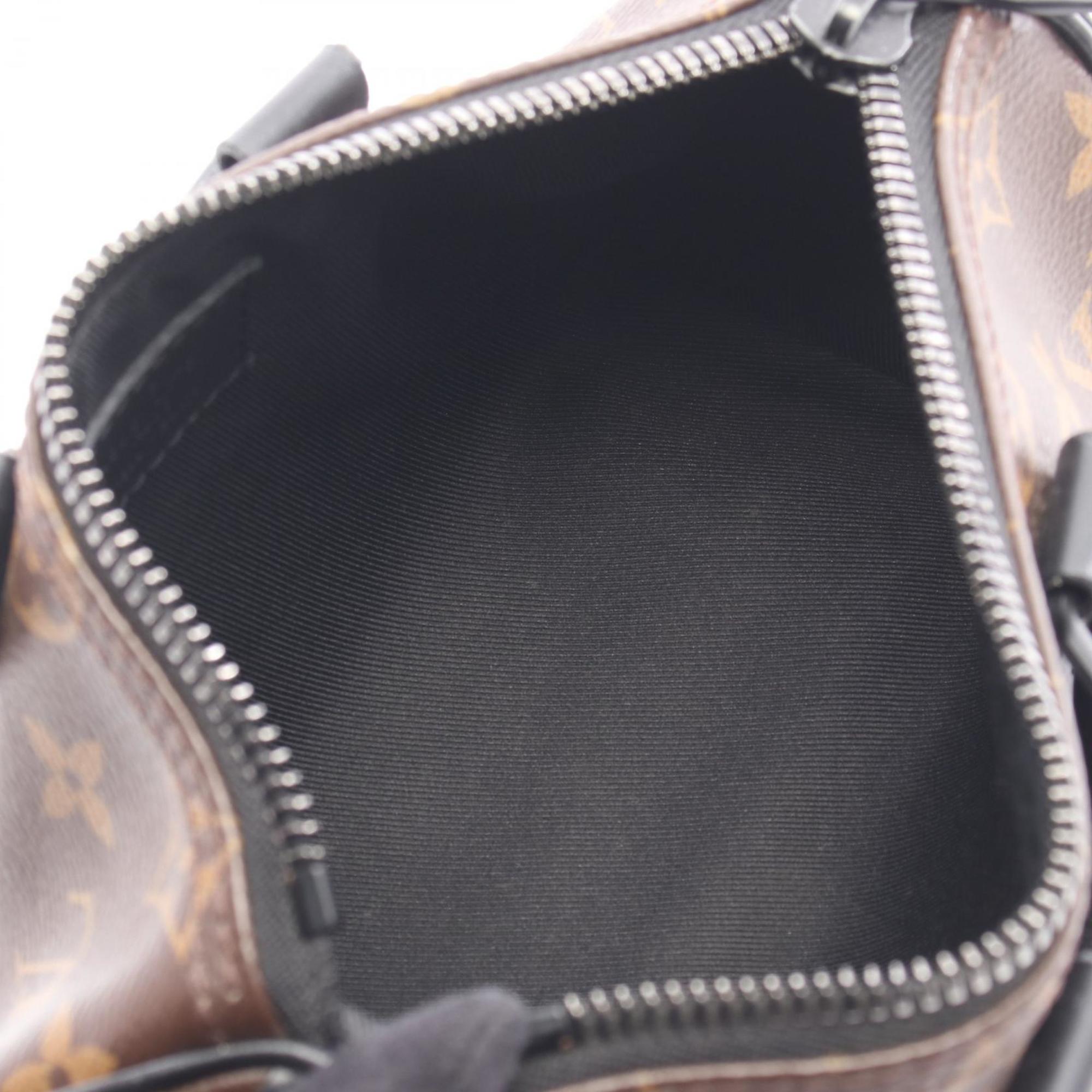 Louis Vuitton Black Brown Multi-Color Coated Canvas Leather Rubber Tote Bag