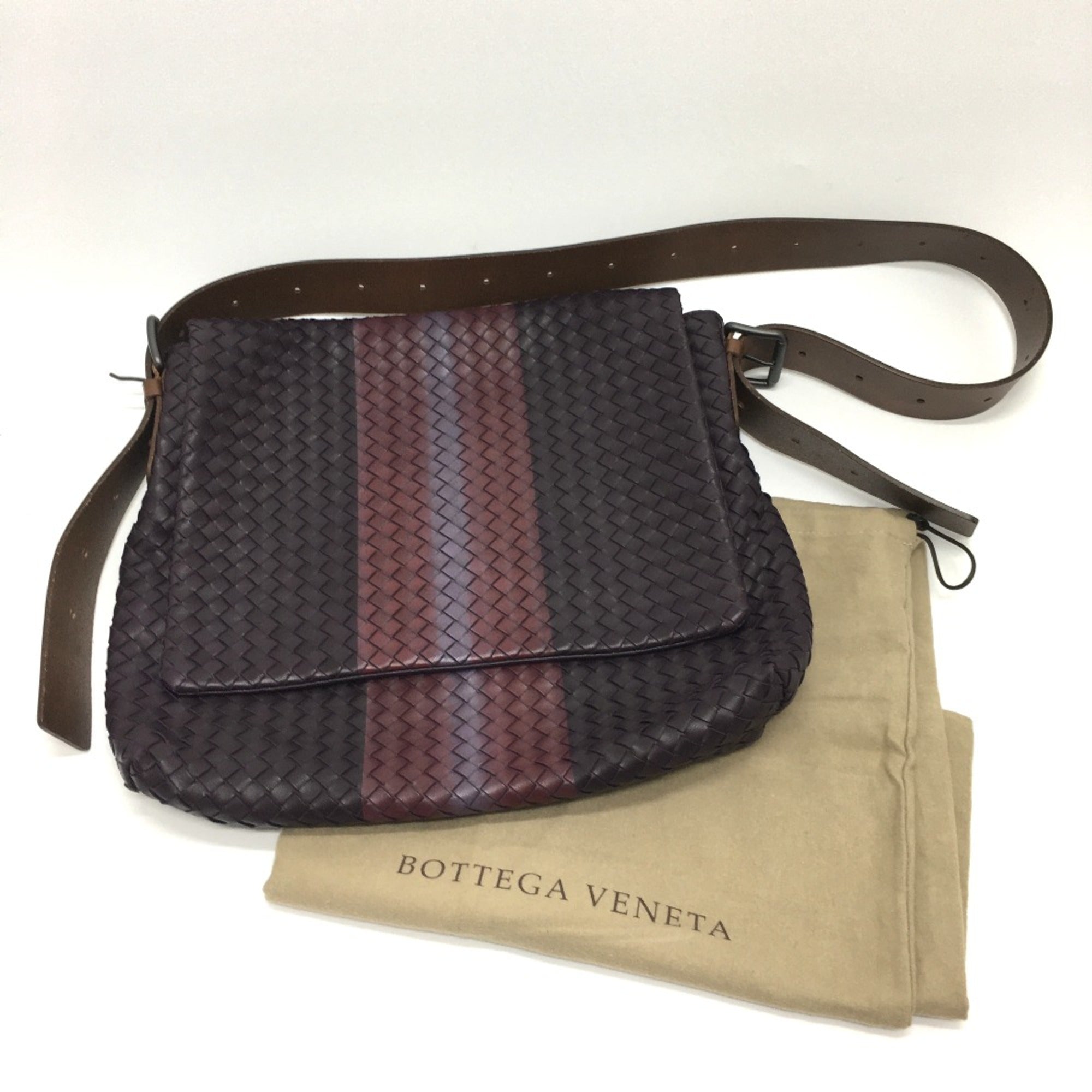 Bottega Veneta Brown Leather Shoulder Bag