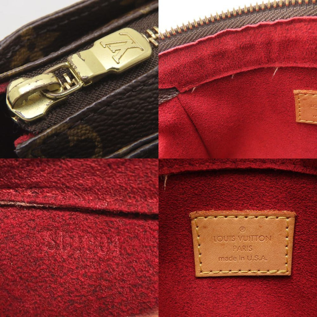 Louis Vuitton Brown Canvas Shoulder Bag