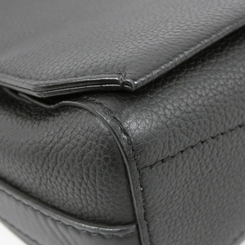 Louis Vuitton Black Leather Shoulder Bag