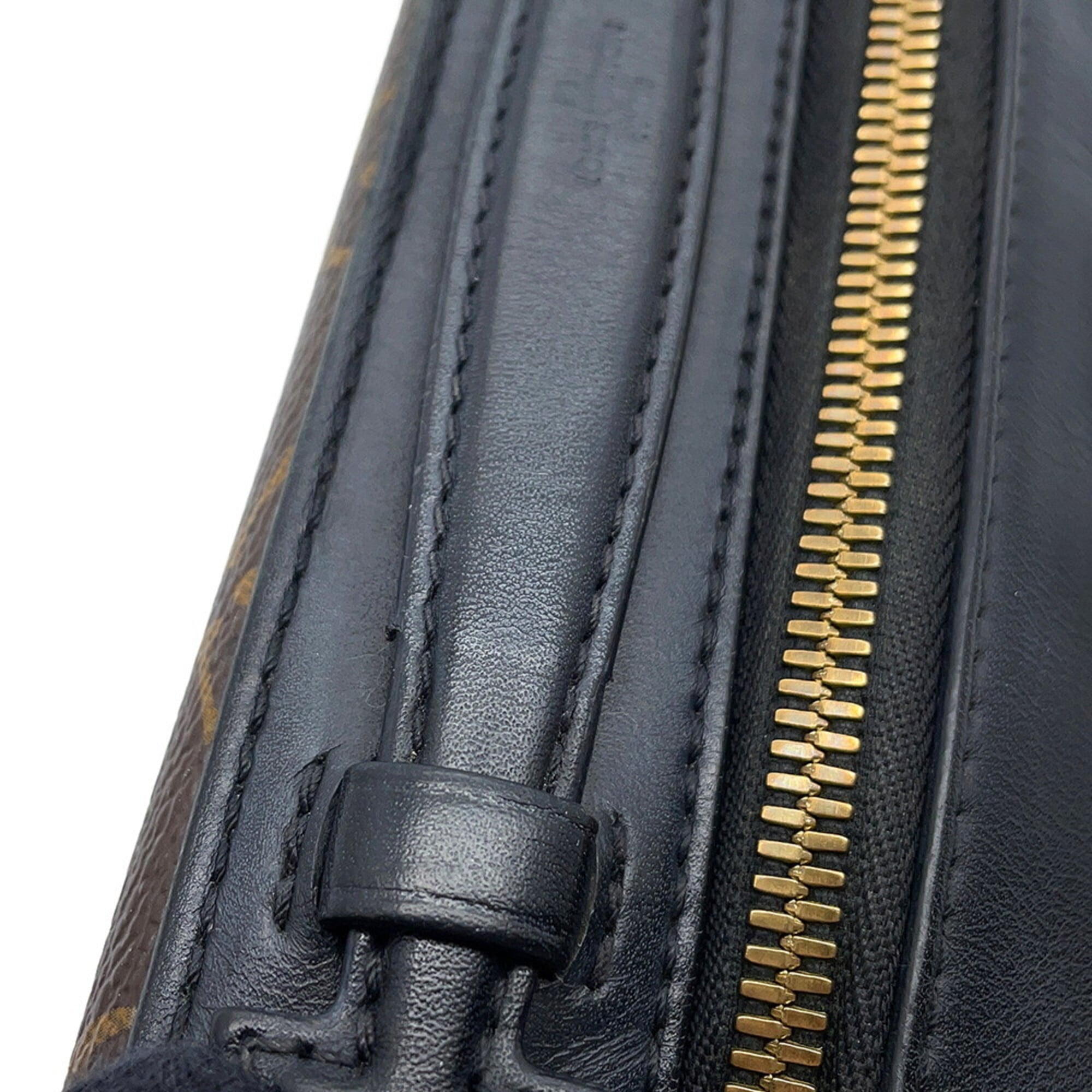 Louis Vuitton Black Monogram Noir Monogram Leather Shoulder Bag