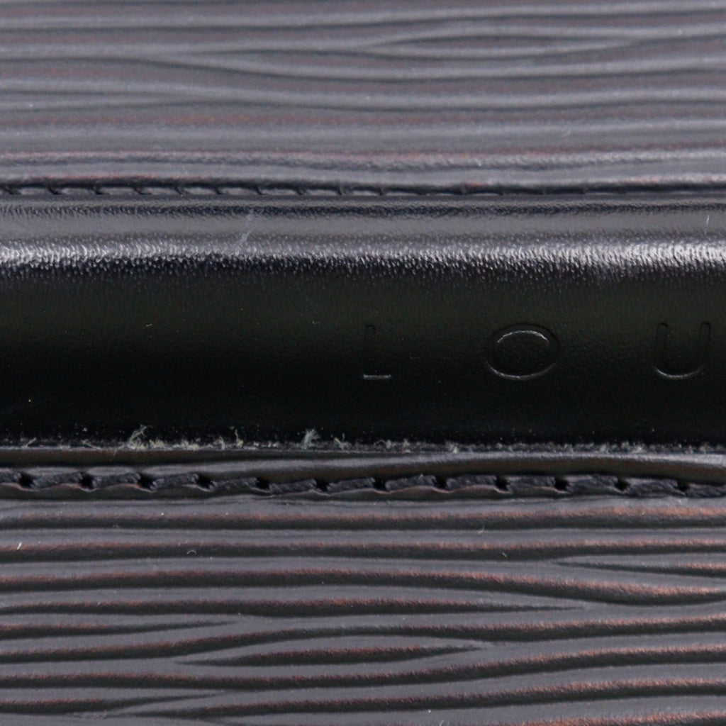 Louis Vuitton Black Noir Epi Leather Shoulder Bag