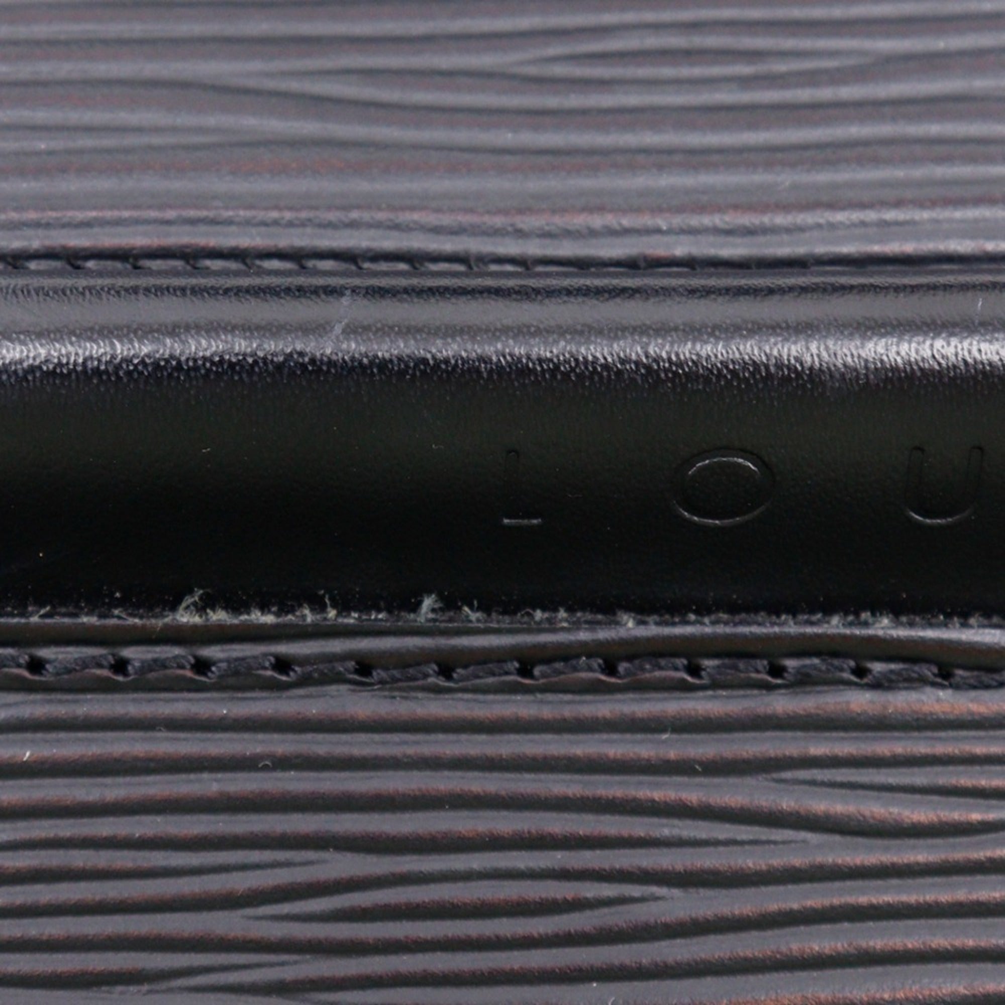Louis Vuitton Black Noir Epi Leather Shoulder Bag