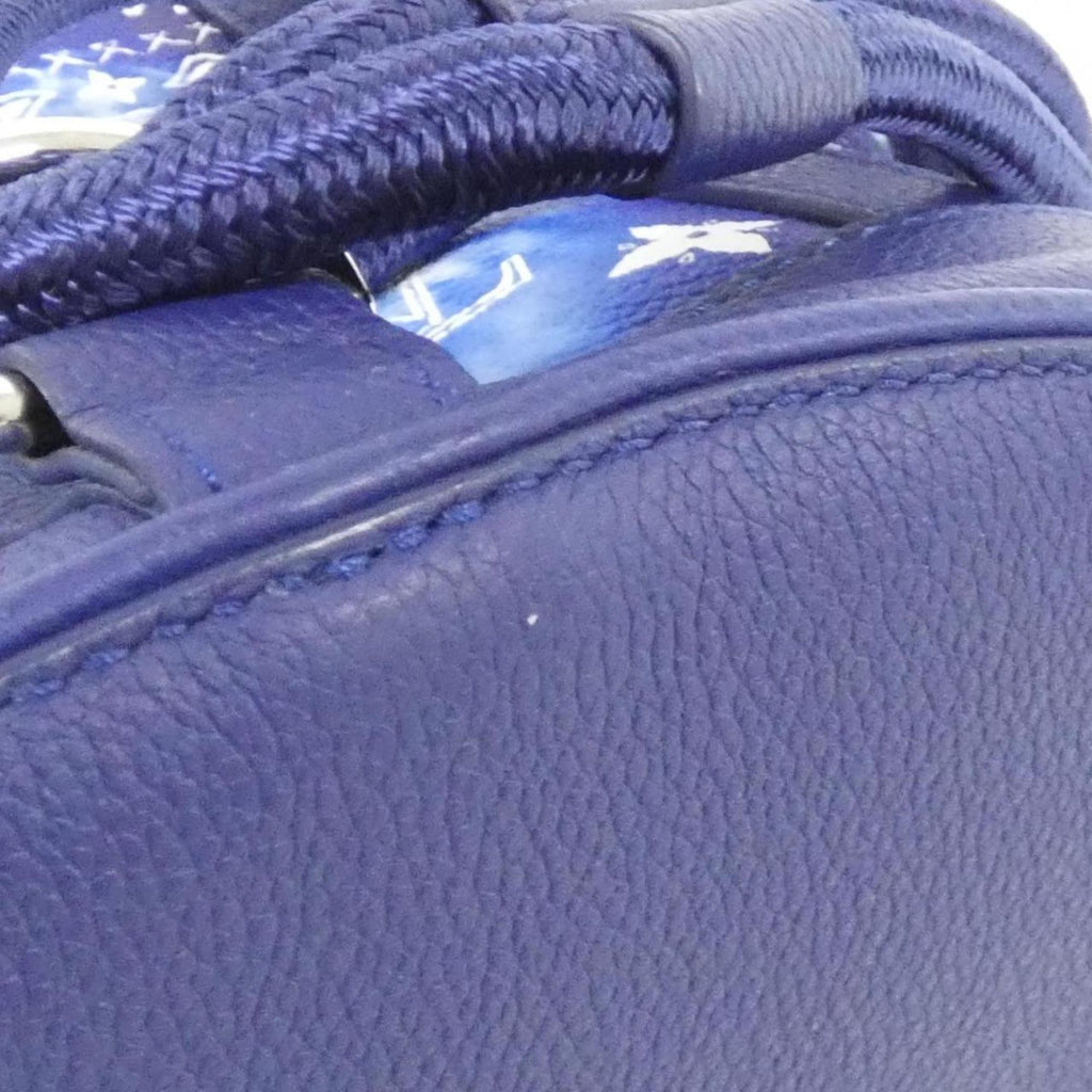 Louis Vuitton Blue Leather Shoulder Bag