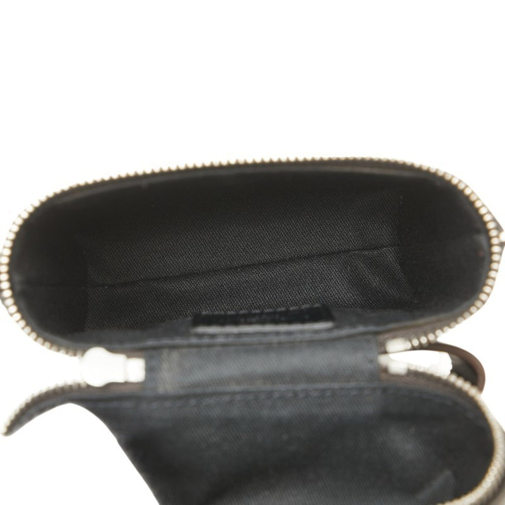 Louis Vuitton Monogram Glace Brown Leather Pouch