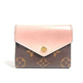 Louis Vuitton Monogram Brown Pink Rose Ballerine Monogram Wallet (Tri-Fold)