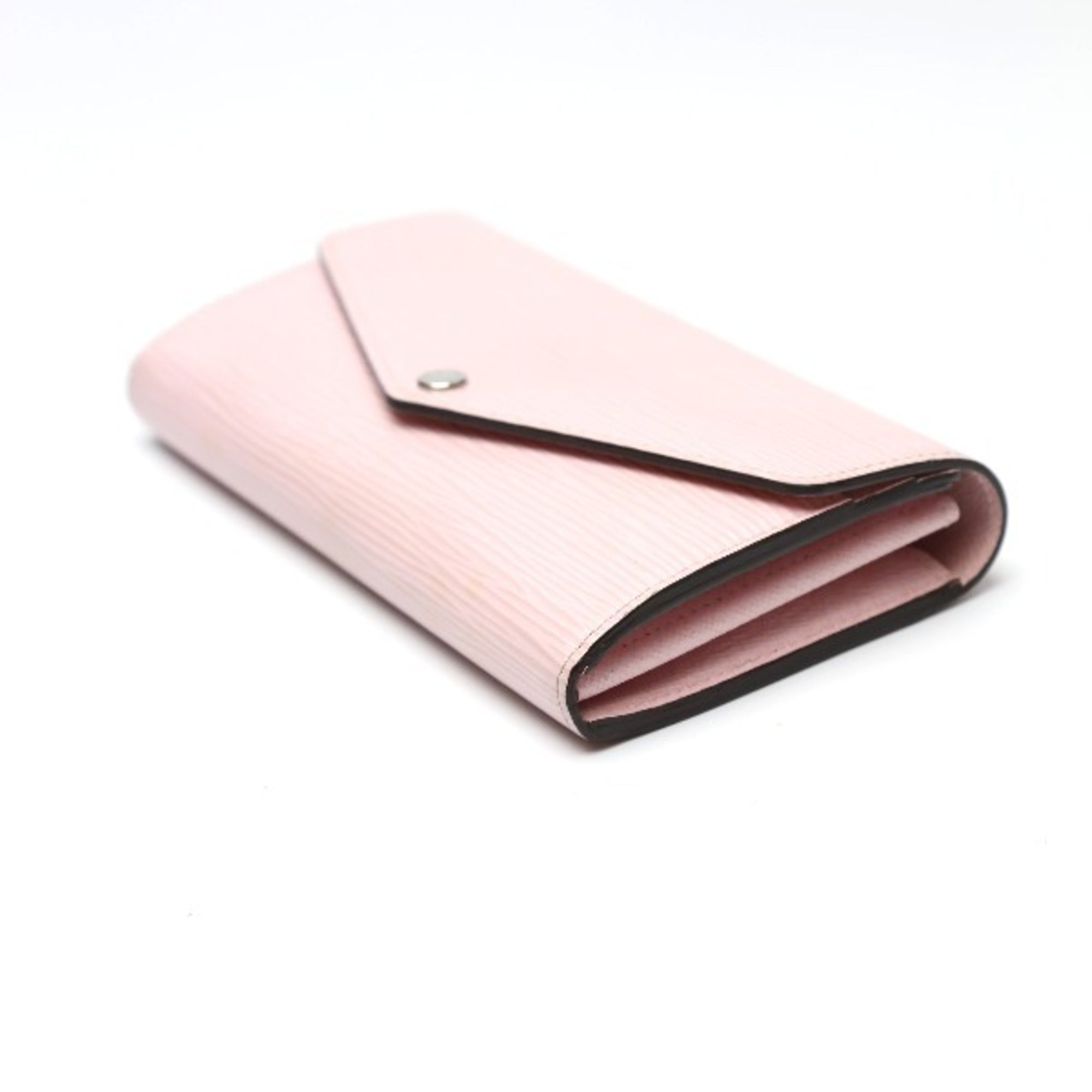 Louis Vuitton Rose Ballerine Epi Leather Long Wallet (Tri-Fold)