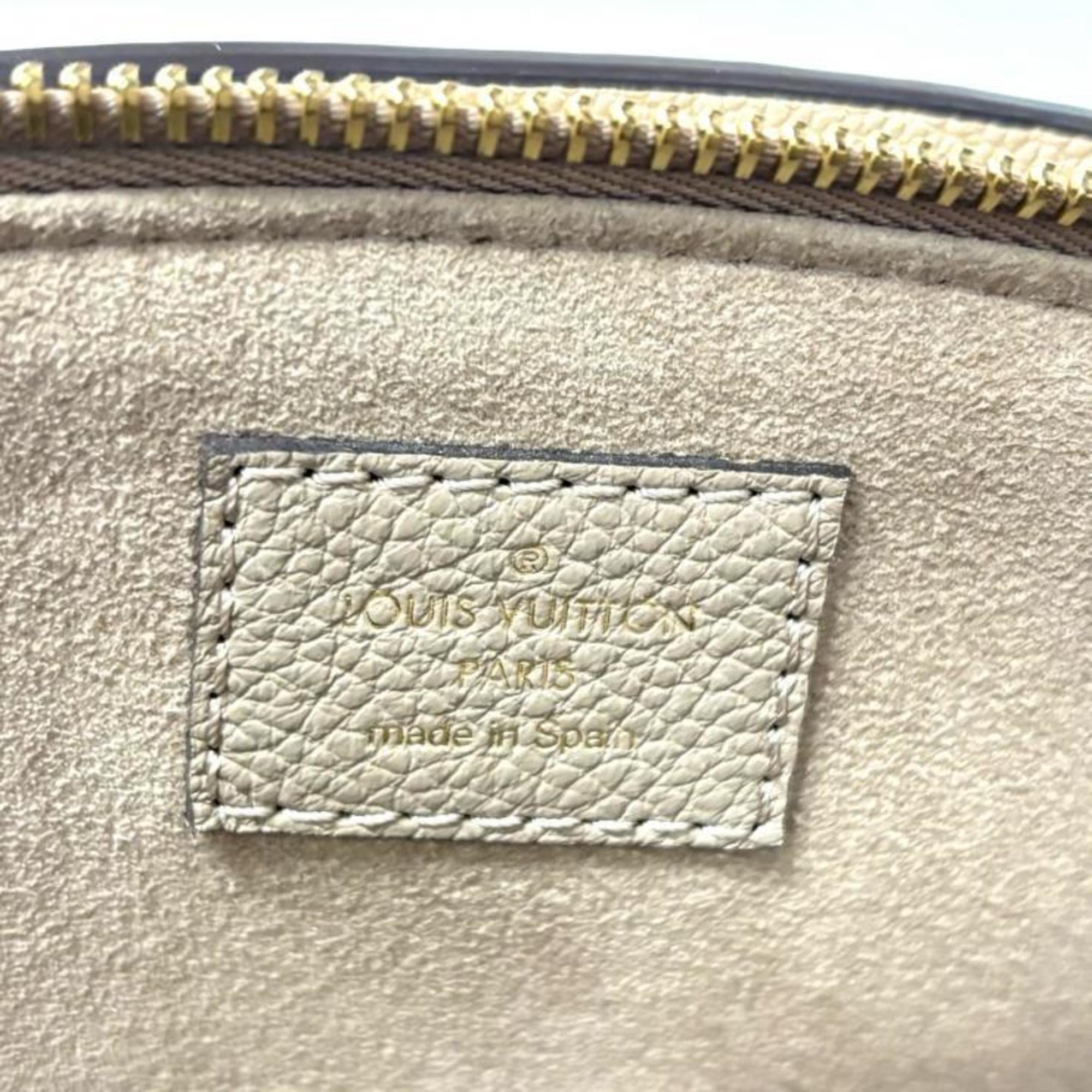 Louis Vuitton Beige Ivory Tourterelle Monogram Empreinte Handbag