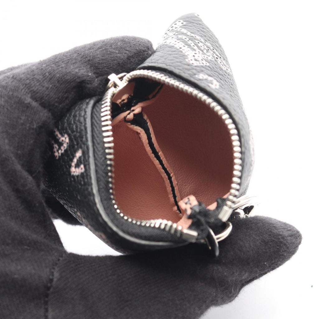 Louis Vuitton Black Noir Pink Mahina Leather Pouch