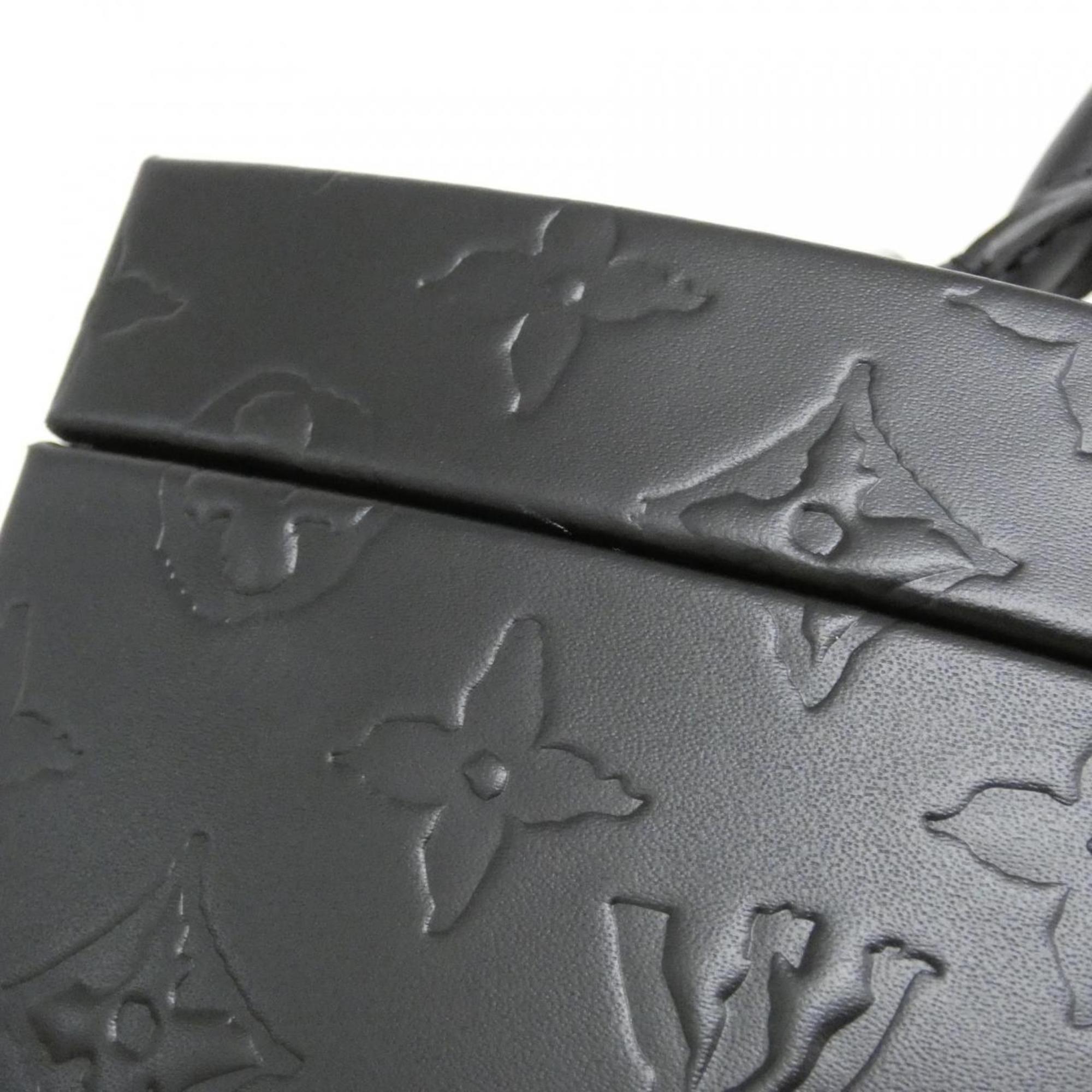 Louis Vuitton Black Leather Handbag