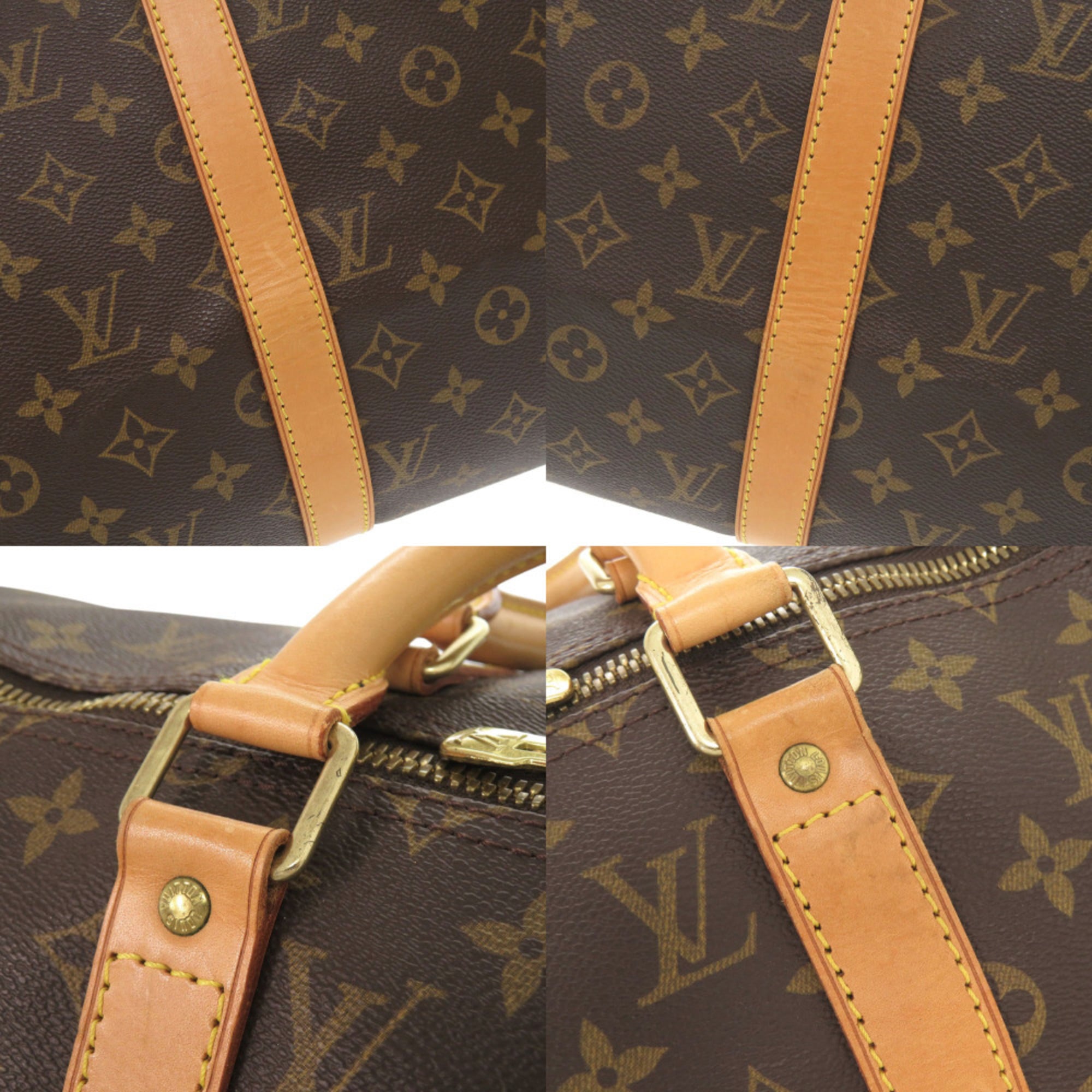 Louis Vuitton Monogram Brown Monogram Monogram Boston Bag