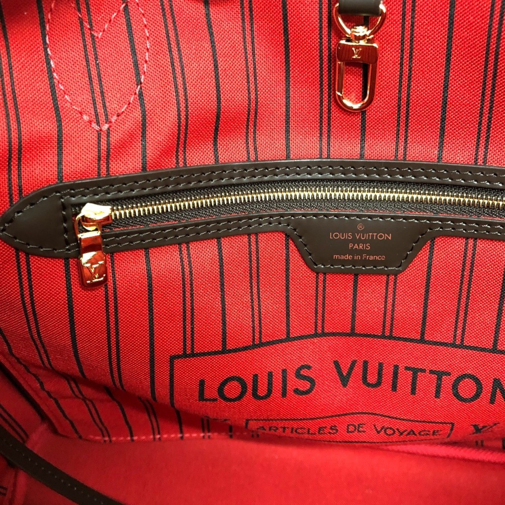 Louis Vuitton Brown Damier Canvas Tote Bag