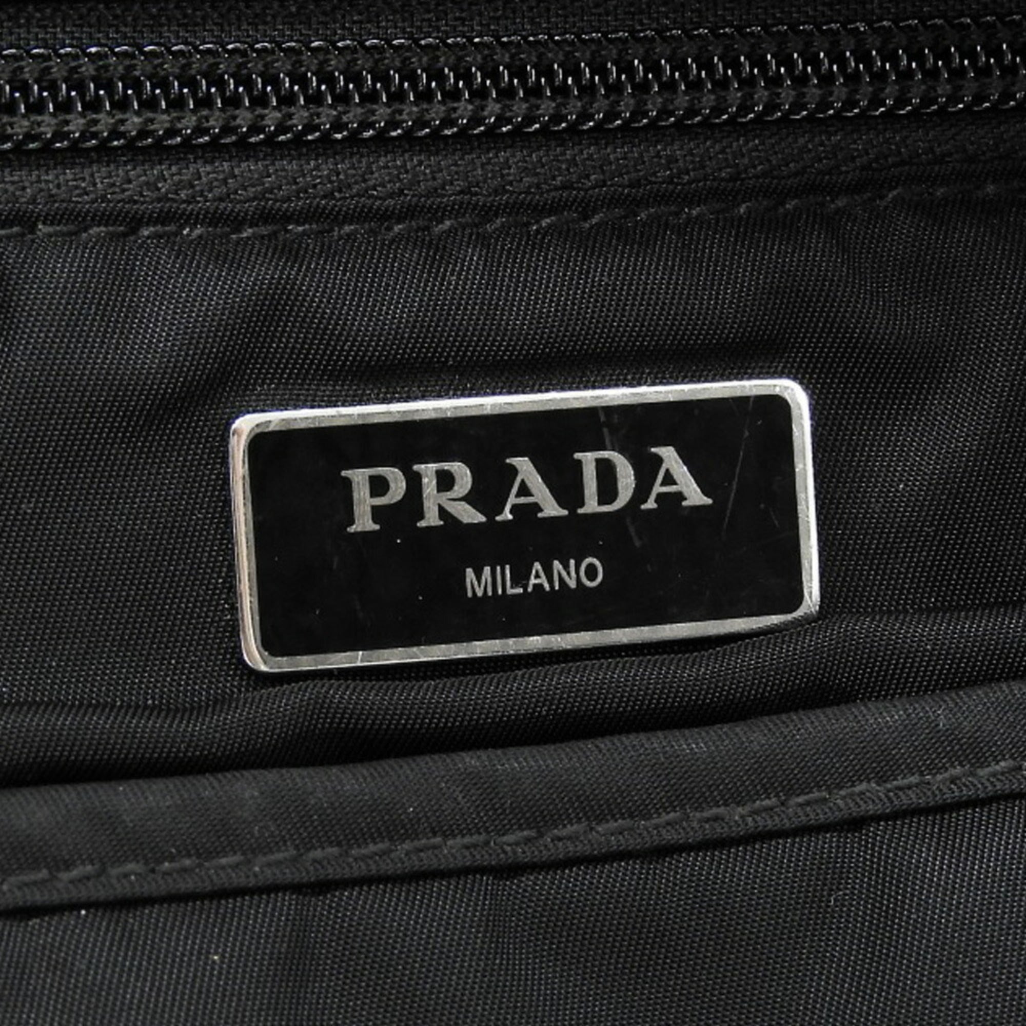 Prada Black Nylon Backpack