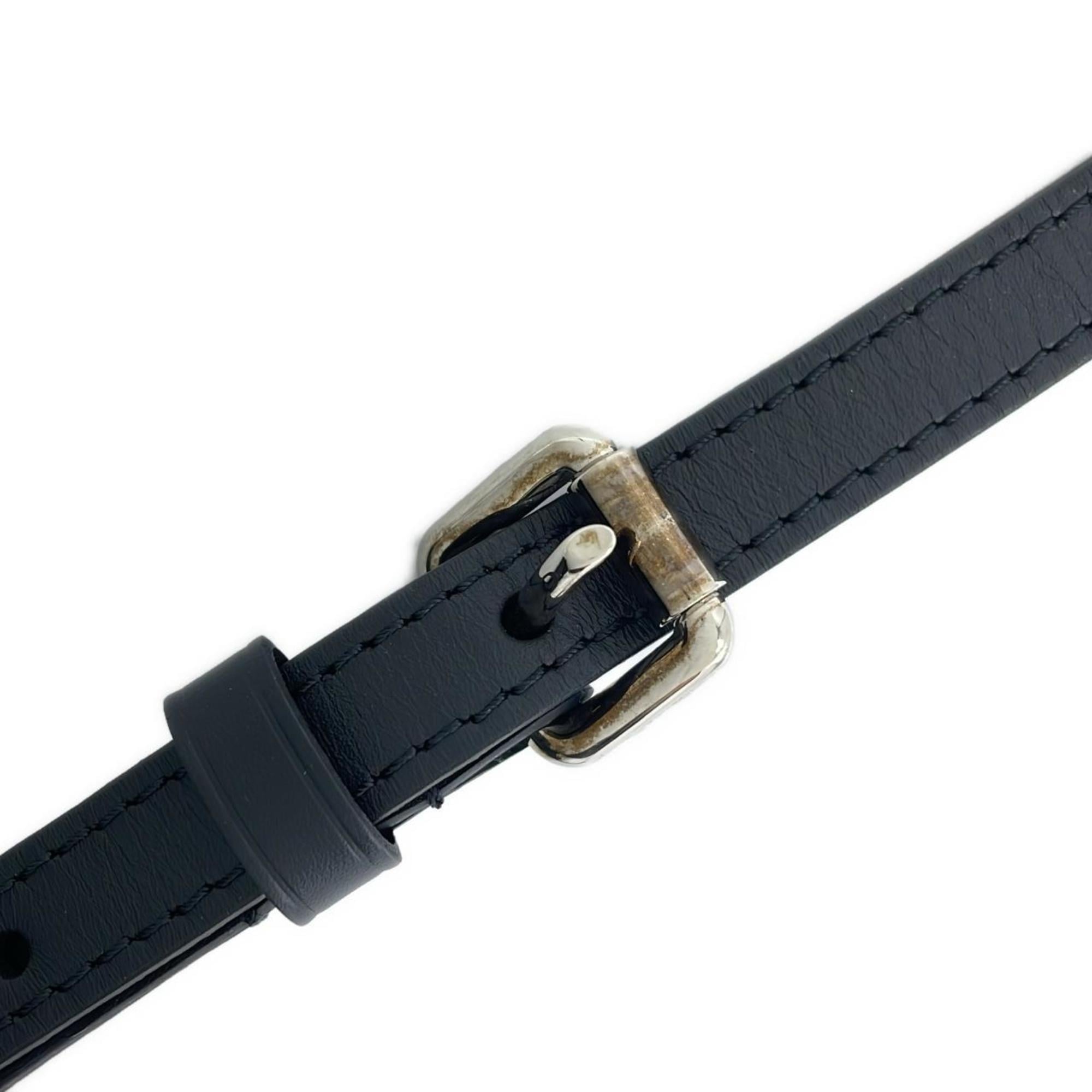 Louis Vuitton Black Leather Shoulder Bag