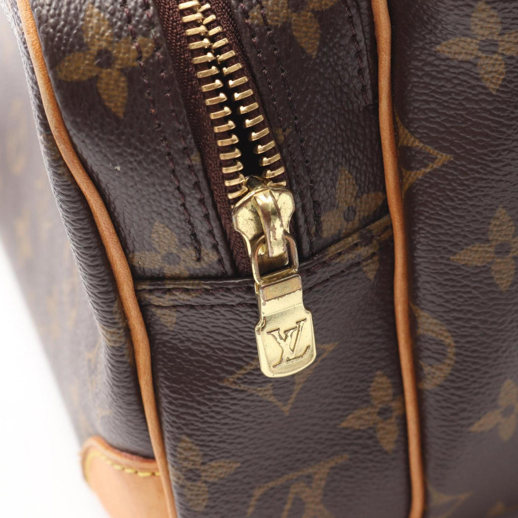 Louis Vuitton Brown Monogram Coated Canvas Leather Shoulder Bag
