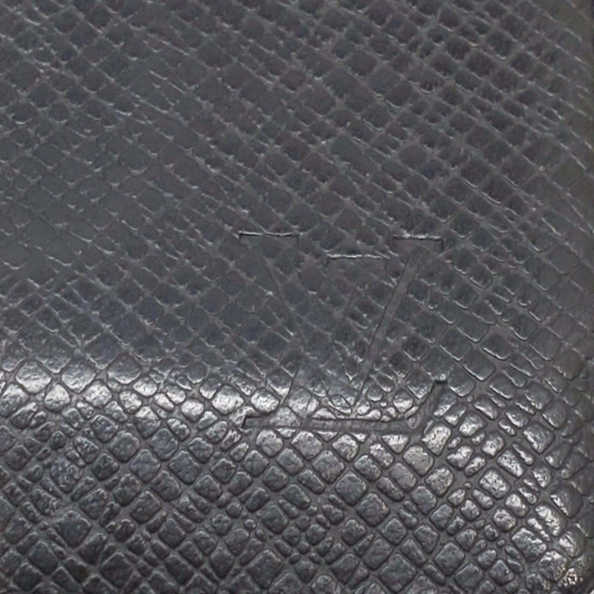 Louis Vuitton Taiga Black Taiga Leather Coin Purse/Coin Case