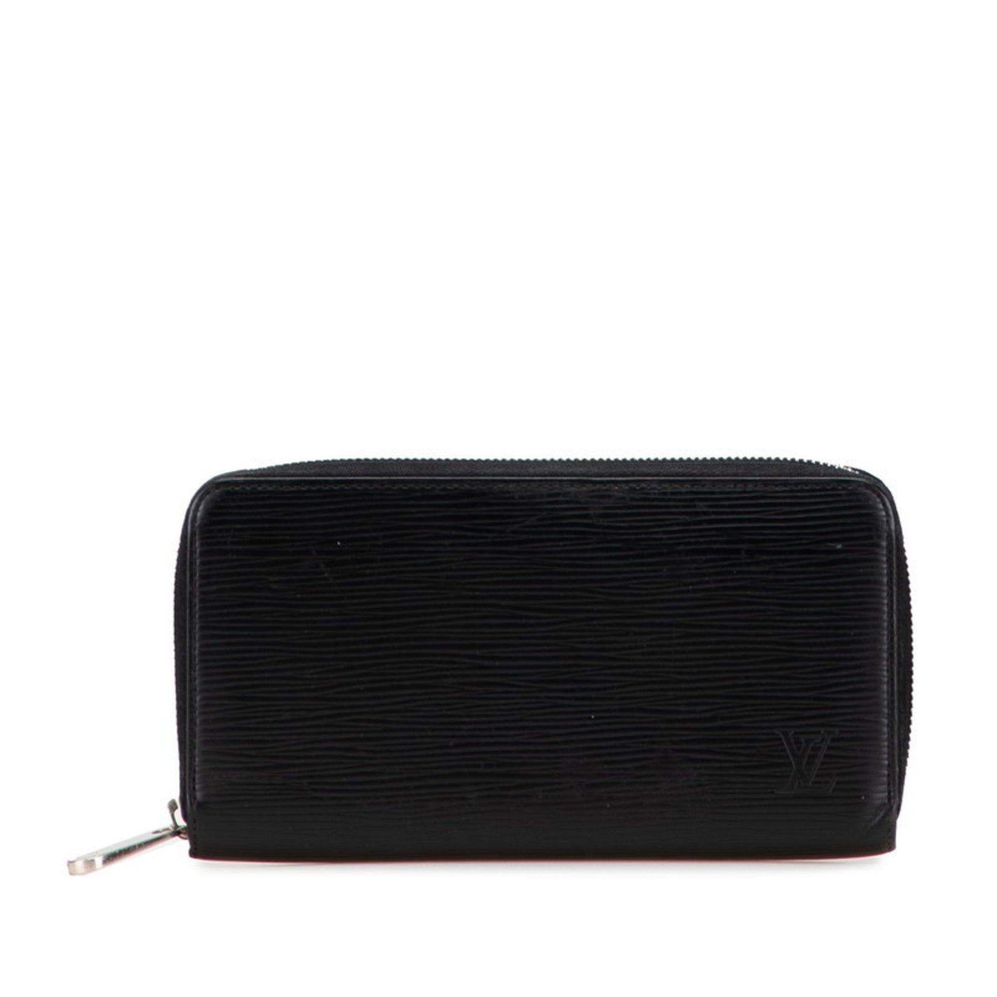 Louis Vuitton Epi Black Leather Long Wallet