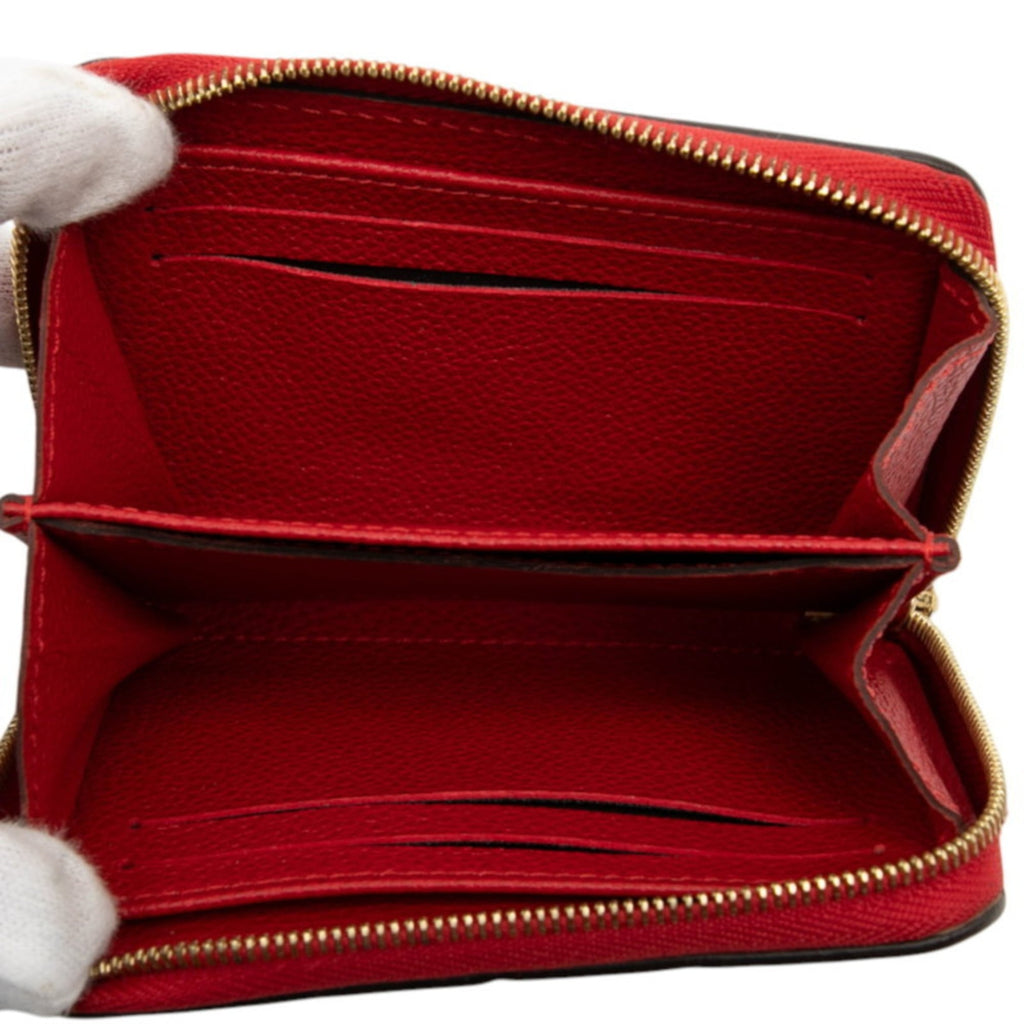 Louis Vuitton Red Color Sacrlet Leather Coin Purse/Coin Case