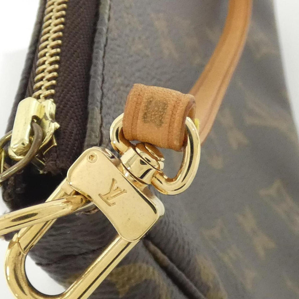Louis Vuitton Marron Coated Canvas Pouch
