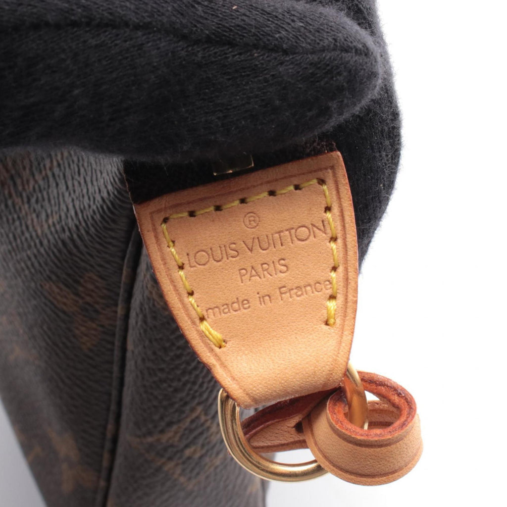 Louis Vuitton Brown Monogram Coated Canvas Leather Handbag