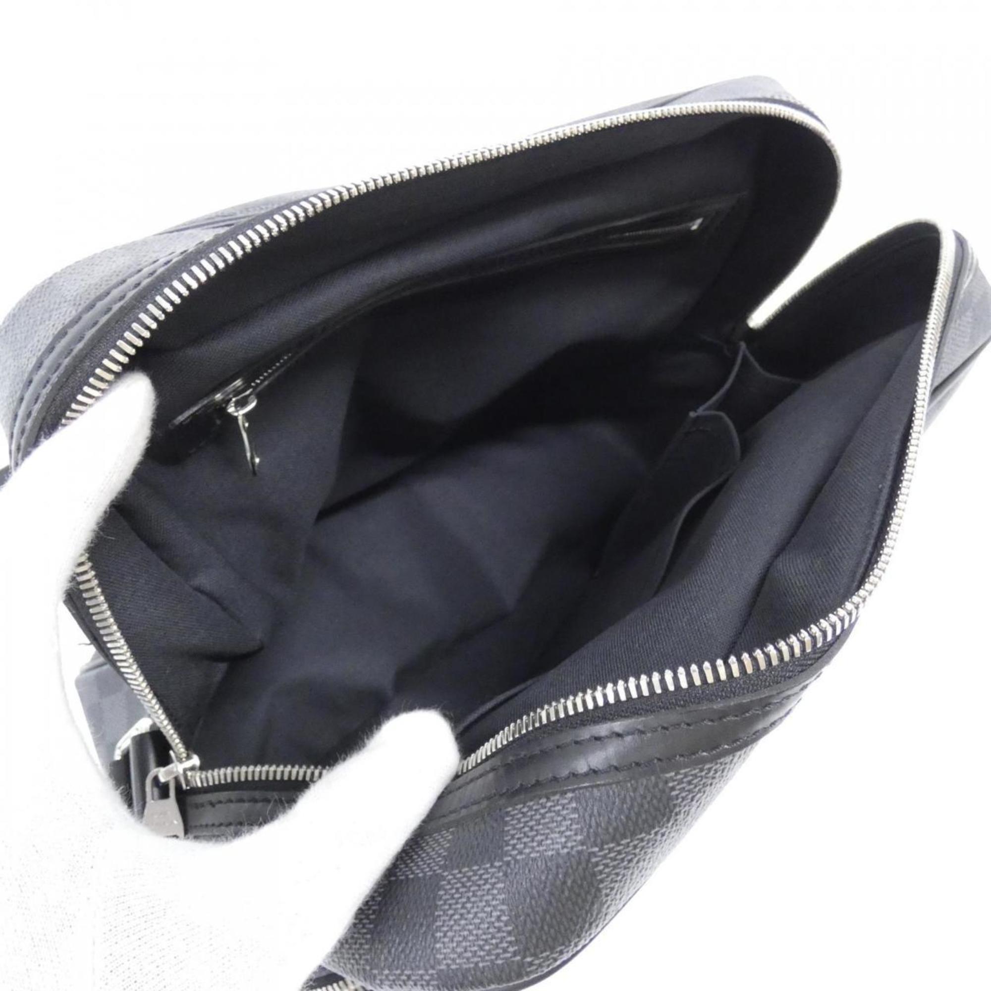 Louis Vuitton Graphite Coated Canvas Shoulder Bag