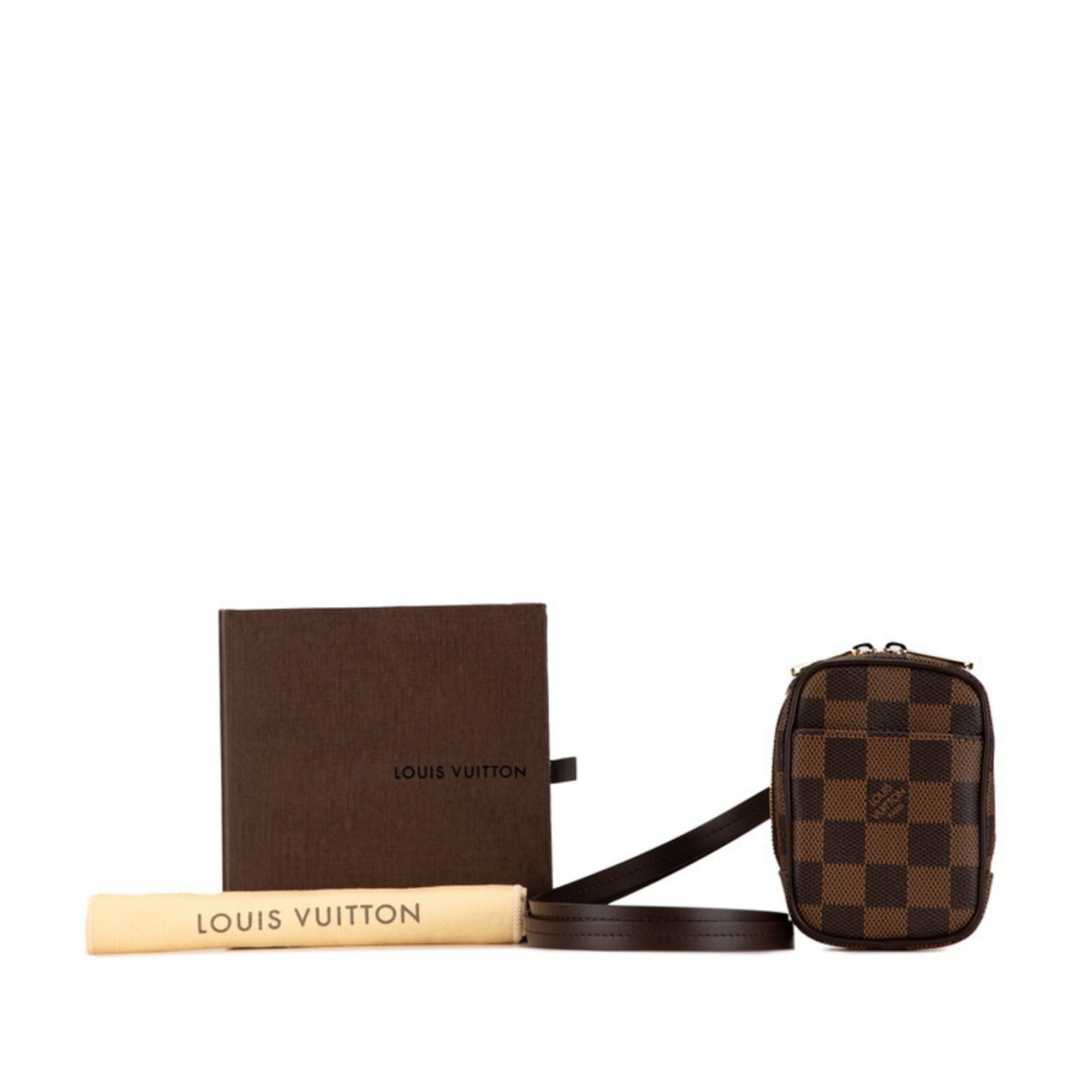 Louis Vuitton Brown Pvc Leather Shoulder Bag