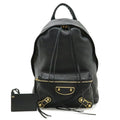 Balenciaga Black Leather Backpack